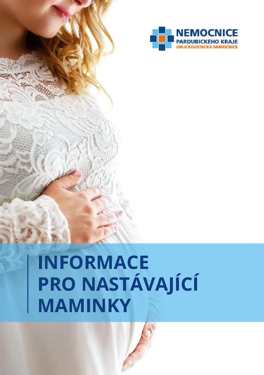 	Brožura – informace pro nastávající maminky