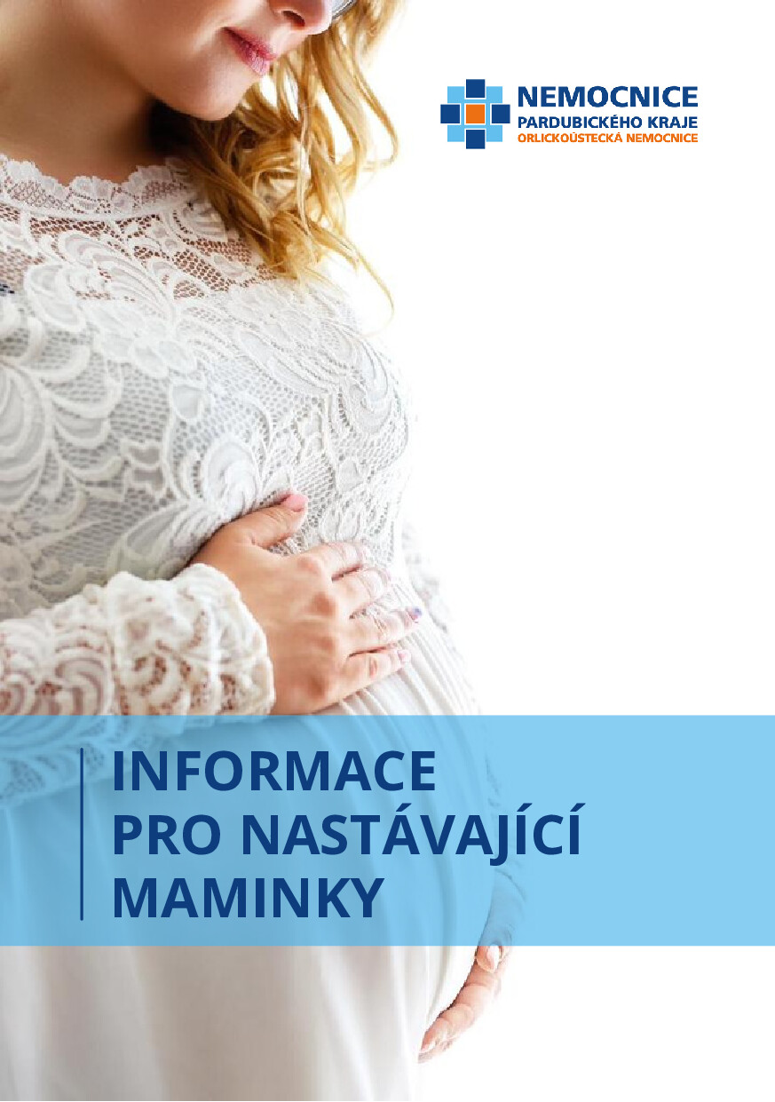 Brožura - Informace pro nastávající maminky